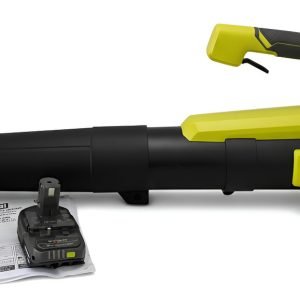 Soplador De Hojas Ryobi 18v 350 Cfm Kit Con Bat Y Car7-1.18