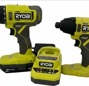 Combo Ryobi 18v Impacto Y Taladro C/ Bater & Cargador 6-3.08