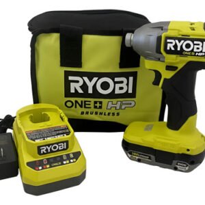 Destornillador De Impacto Ryobi Pblid01 18v Brushless 3-4.46 - Verde