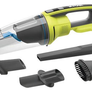 Ryobi 18v Pcl702b - Aspiradora De Mano Seco Y Húmedo 7-1.32 Verde