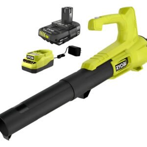 Soplador De Hojas Inalámbrico Ryobi P21011k 18v 250 C 4-1.50 Verde