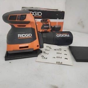 Lijadora Hoja Ridgid R86064b Inalámbrica 1/4 3 Veloci 2-3.05 Naranja
