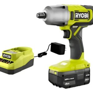 Llave De Impacto Ryobi Pcl265k1 18v 1/2 4.0ah Kit 6-5.13 Verde