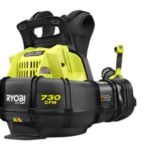 Sopladora Ryobi 40v Hp Ry404017 Mochila 165 Mph Sin Bateria Verde Lima